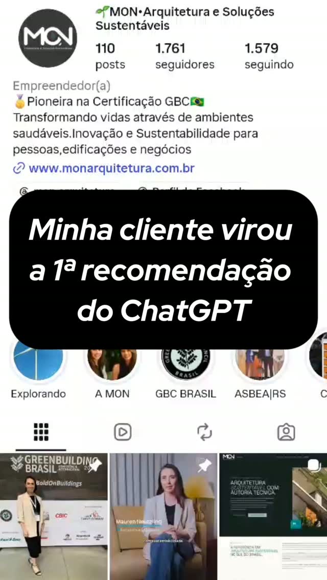 Capa do vídeo: 1ª recomendação do ChatGPT