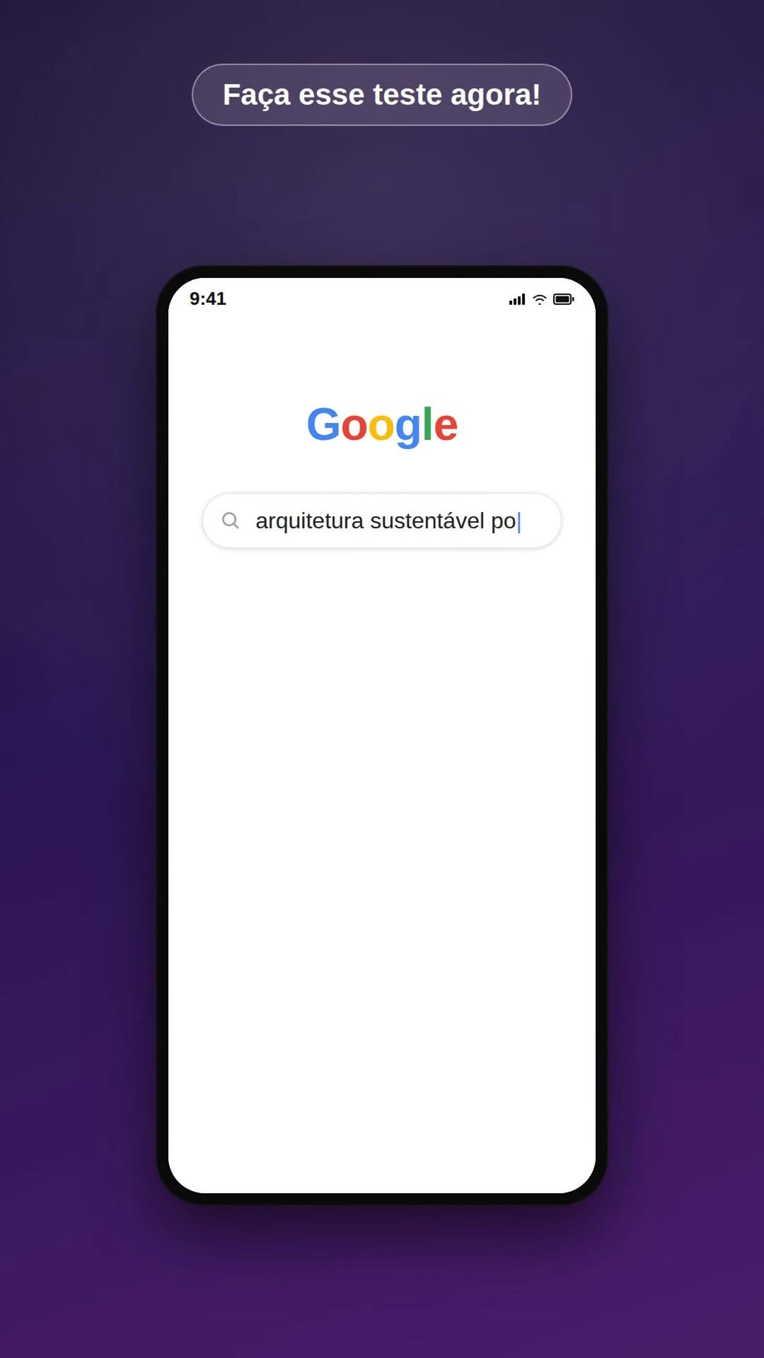 Capa do vídeo: 1ª página do Google em todas as buscas testadas