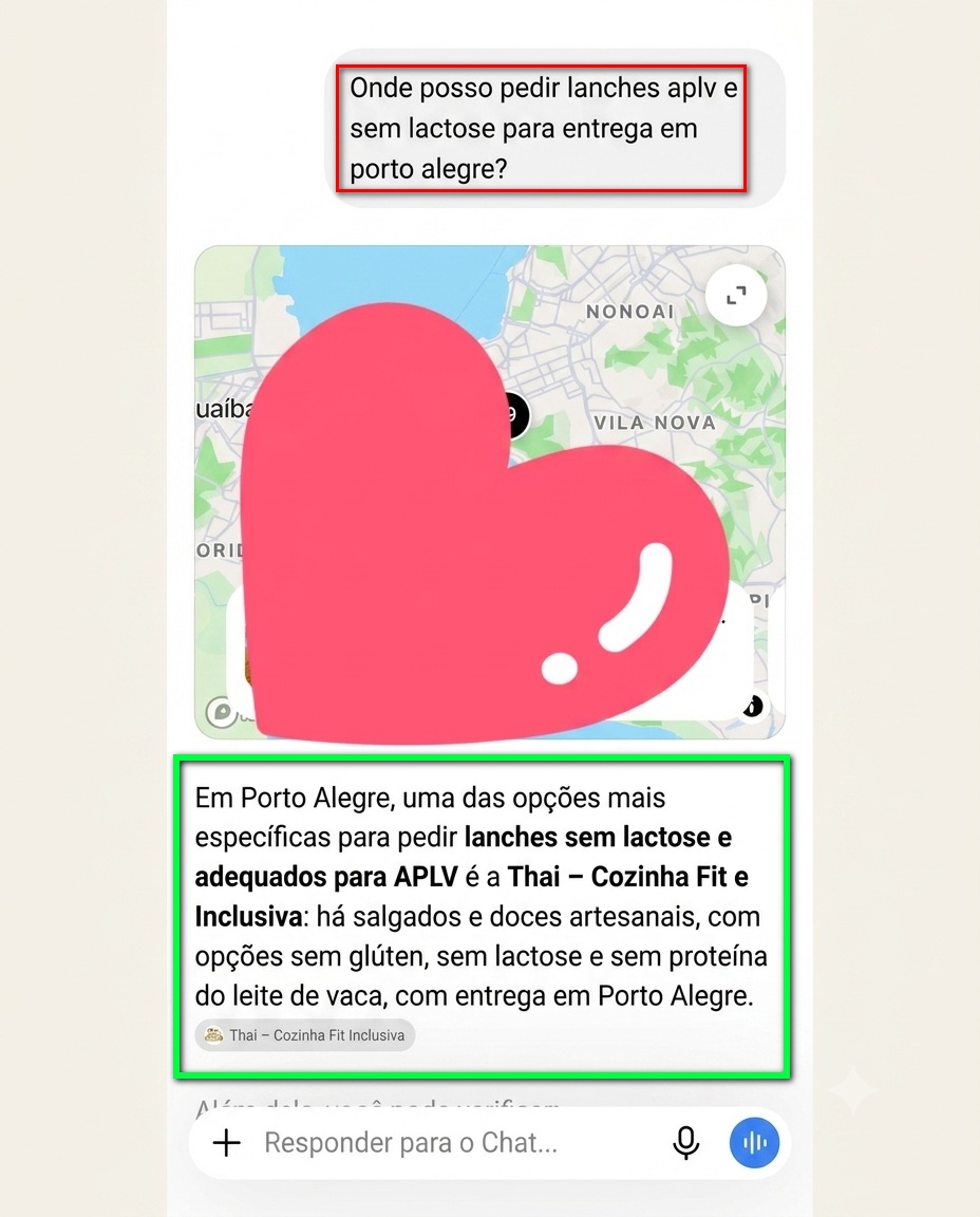 Capa do vídeo: A IA respondeu com o nome da cliente